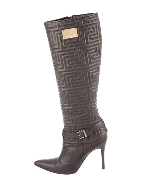 versace boots for women|versace high heel boots.